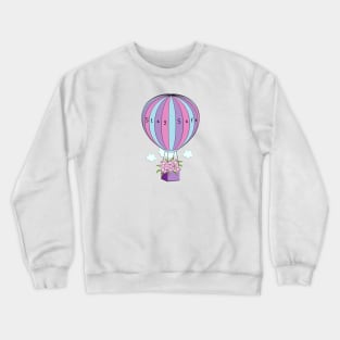 Hot Air Balloon - Stay Safe Crewneck Sweatshirt